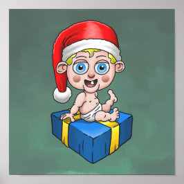 Frohe Weihnachten von Young Santa Poster