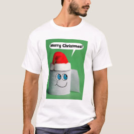 Frohe Weihnachten Vortrag Rolle der Toilettenpapie T-Shirt