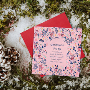 Frohe Weihnachten Wald Freunde im Winterwald Save The Date