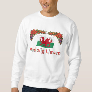 Frohe Weihnachten Walisers Sweatshirt