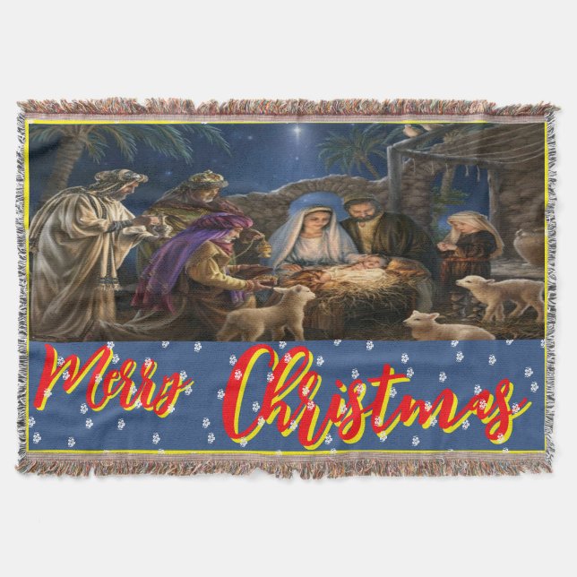 Frohe Weihnachten, Wand, Fenster, Bild Decke (Vorderseite)