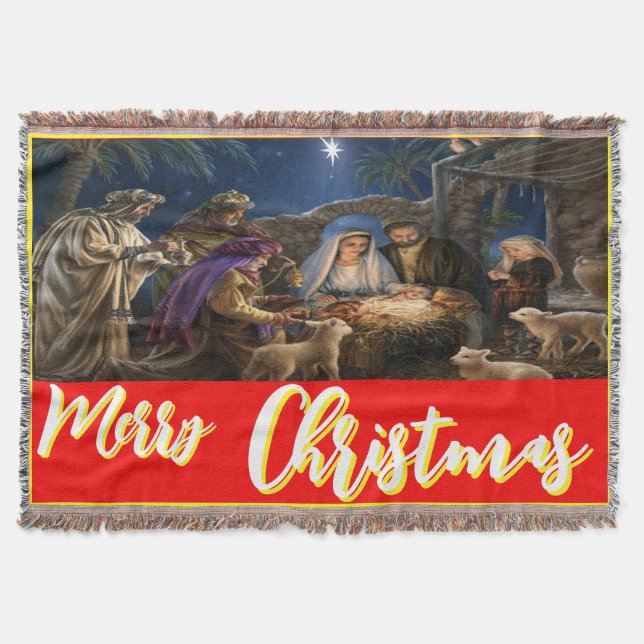 Frohe Weihnachten, Wand, Fenster, Bild Decke (Vorderseite)