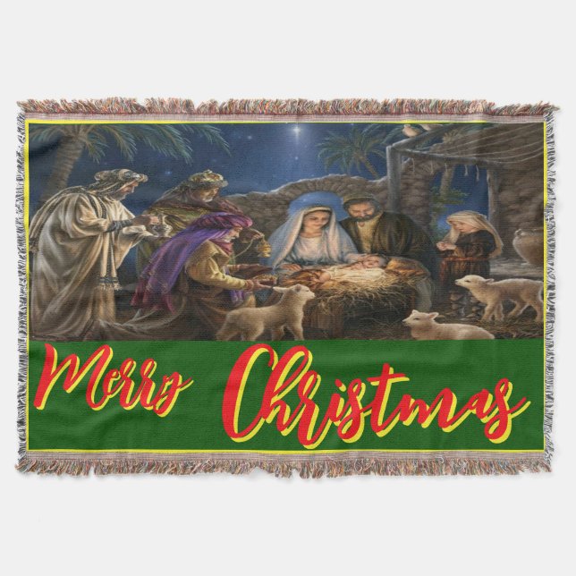 Frohe Weihnachten, Wand, Fenster, Bild Decke (Vorderseite)