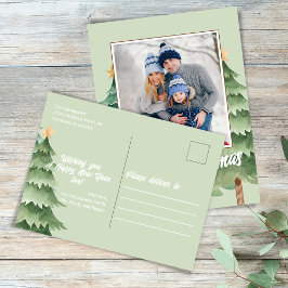 Frohe Weihnachten Wasserfarben Weihnachtsbaumen