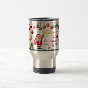 Frohe Weihnachten Wasserflasche Reisebecher