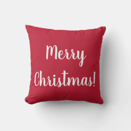 Frohe Weihnachten | Weihnachten 2022 | Script Red Kissen