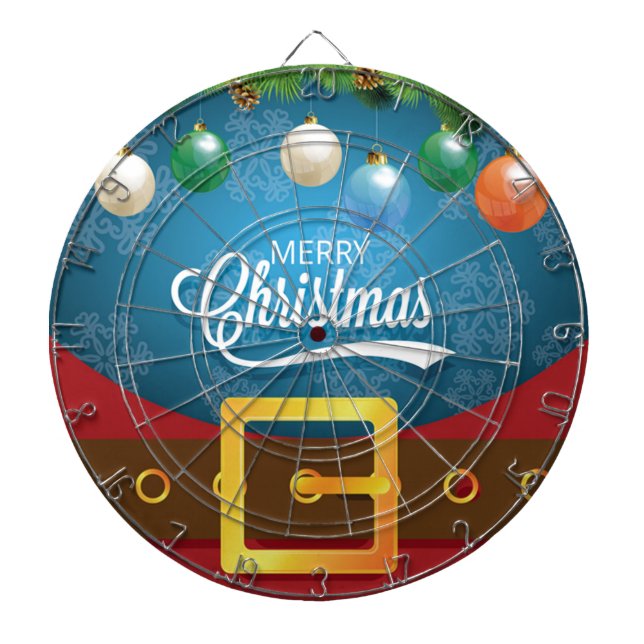 Frohe Weihnachten Weihnachten Anzug Dartscheibe (vorne)