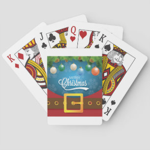 Frohe Weihnachten Weihnachten Anzug Spielkarten