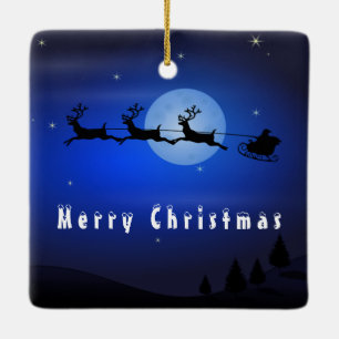Frohe Weihnachten - Weihnachten - Geschenk für all Keramikornament