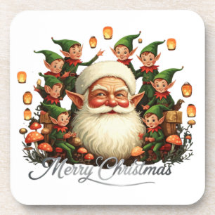 Frohe Weihnachten Weihnachten Getränkeuntersetzer
