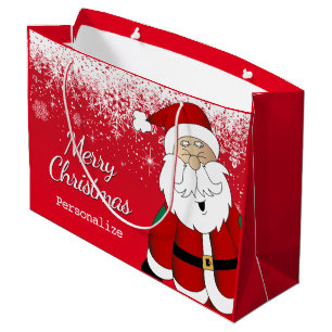 Frohe Weihnachten Weihnachten Große Geschenktüte