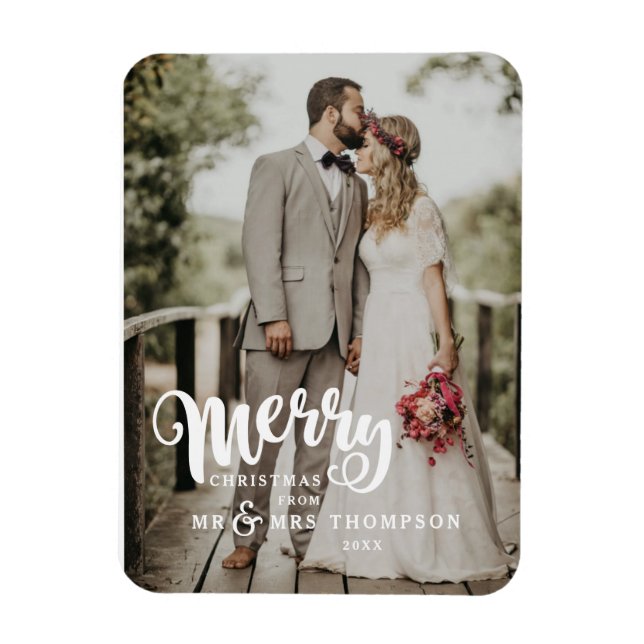 Frohe Weihnachten | Weihnachten im Foto Magnet (Vertikal)