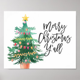 Frohe Weihnachten - Weihnachten-Poster Poster