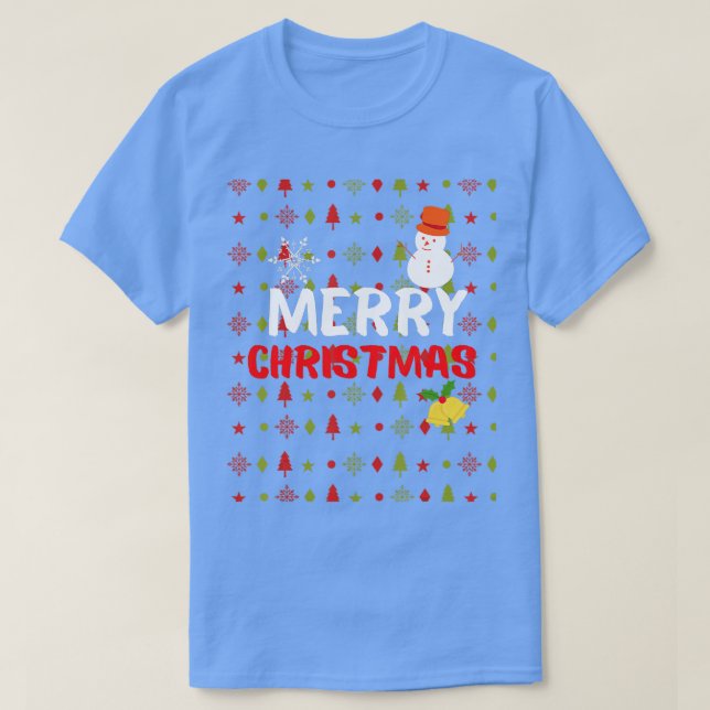 Frohe Weihnachten Weihnachten T-Shirt (Design vorne)