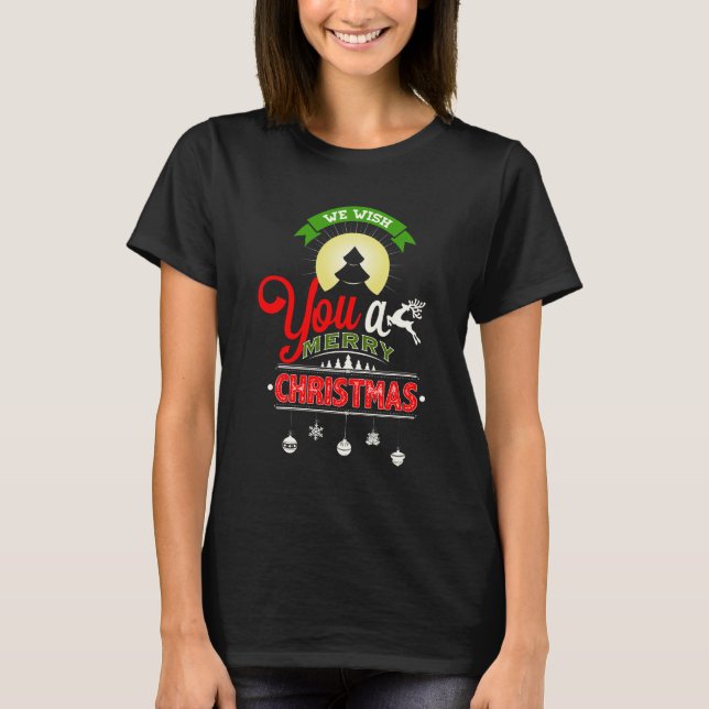 Frohe Weihnachten Weihnachten T-Shirt (Vorderseite)