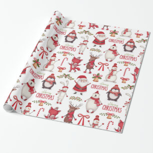 Frohe Weihnachten Weihnachten und Freunde Geschenkpapier