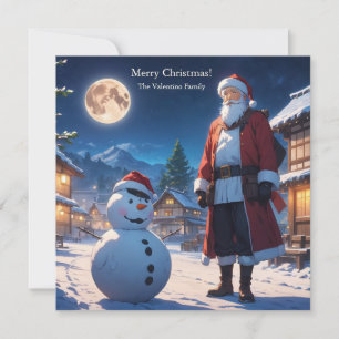 Frohe Weihnachten Weihnachten und Schneemann