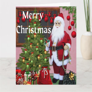 Frohe Weihnachten Weihnachten und Weihnachtsbaum Karte