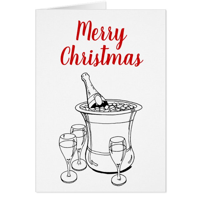 Frohe Weihnachten Weihnachten Weihnachten Champagn (Vorne)