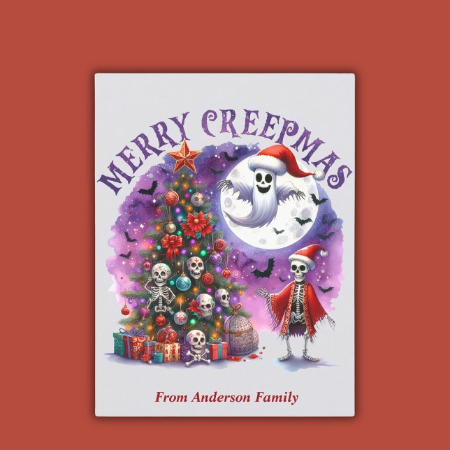 Frohe Weihnachten Weihnachten Weihnachten Hallowee Postkarte (Von Creator hochgeladen)