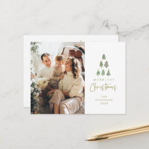 Frohe Weihnachten, Weihnachten, Weihnachten Tree F Postkarte