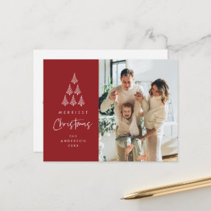 Frohe Weihnachten, Weihnachten, Weihnachten Tree F Postkarte