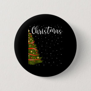 Frohe Weihnachten Weihnachten Weihnachten Tree Paa Button