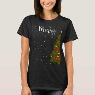 Frohe Weihnachten Weihnachten Weihnachten Tree Paa T-Shirt
