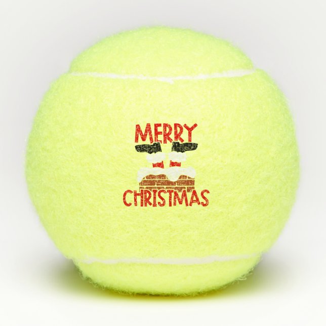 Frohe Weihnachten Weihnachten Weihnachten Winter F Tennisbälle (Vorderseite)