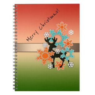 Frohe Weihnachten, Weihnachten, Weihnachtsdekorati Notizblock