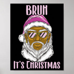 Frohe Weihnachten Weihnachten Weihnachtsmann für B Poster