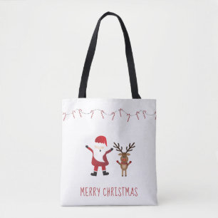 Frohe Weihnachten Weihnachten Weihnachtsmann Rudol Tasche