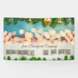 Frohe Weihnachten, Weihnachtsbälle Banner