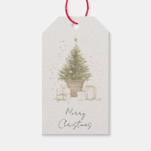 Frohe Weihnachten   Weihnachtsbaum-Geschenkanhänge Geschenkanhänger