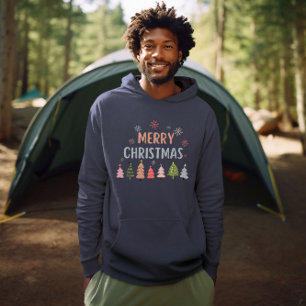Frohe Weihnachten, Weihnachtsbaum Hoodie