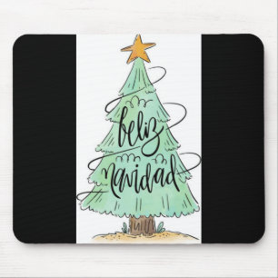 Frohe Weihnachten Weihnachtsbaum T-Shirt  Mousepad