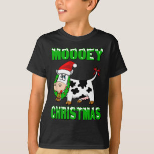 Frohe Weihnachten - Weihnachtskuh T-Shirt