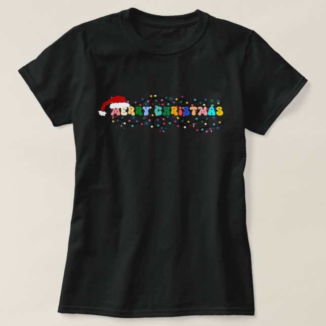 Frohe Weihnachten , Weihnachtslehre , Weihnachten  T-Shirt (Design vorne)