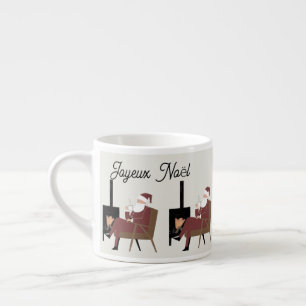Frohe Weihnachten Weihnachtsmann Espressotasse