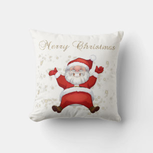 Frohe Weihnachten,Weihnachtsmann,Funkeln,Weiß Kissen