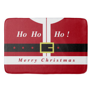 Frohe Weihnachten - Weihnachtsmann - Geschenke für Badematte