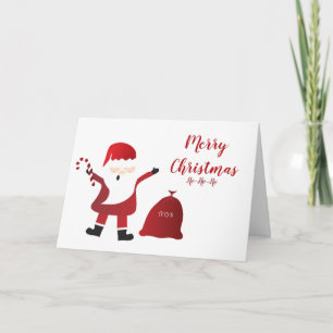 Frohe Weihnachten Weihnachtsmann Ho Ho Ho Candy Ca Karte
