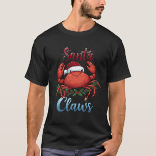 Frohe Weihnachten Weihnachtsmann Schlitten Schneef T-Shirt