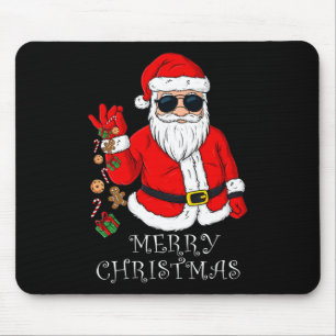 Frohe Weihnachten Weihnachtsmann Spaß Familie Paja Mousepad