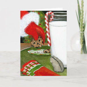 Frohe Weihnachten Weihnachtsmann von Bihrle Karte