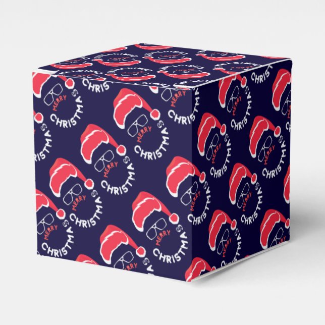 Frohe Weihnachten Weihnachtspferde Boxen Geschenkschachtel (Vorderseite)
