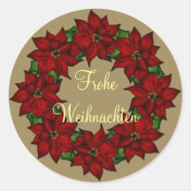 Frohe Weihnachten - Weihnachtsstern Motiv