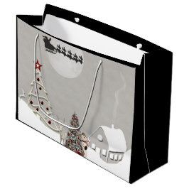 Frohe Weihnachten Weihnachtszeit LG Geschenktasche Große Geschenktüte