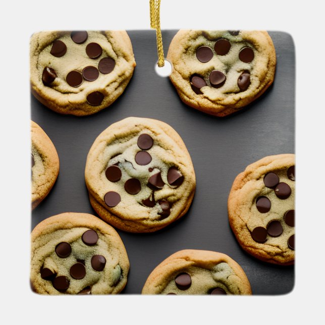 Frohe Weihnachten Weir-Teig | Funny Cookie Pub Keramikornament (Vorderseite)