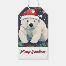 Frohe Weihnachten Weißer Eisbär
